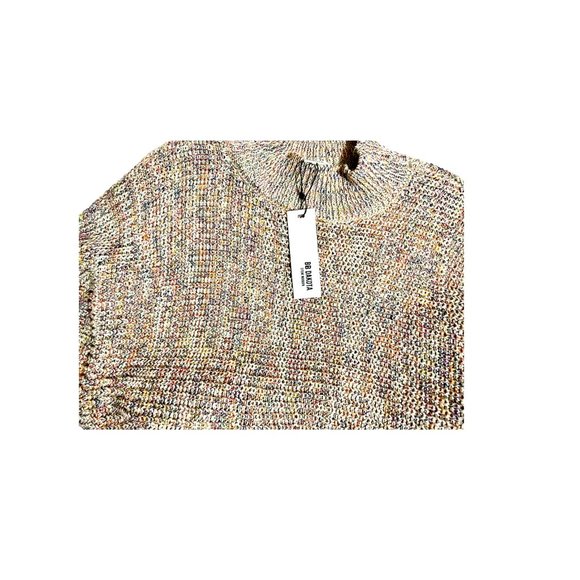NWT BB Dakota by Steve Madden Women's Multicolor Crop Sweater Size L Retails $89 - Picture 3 of 6
